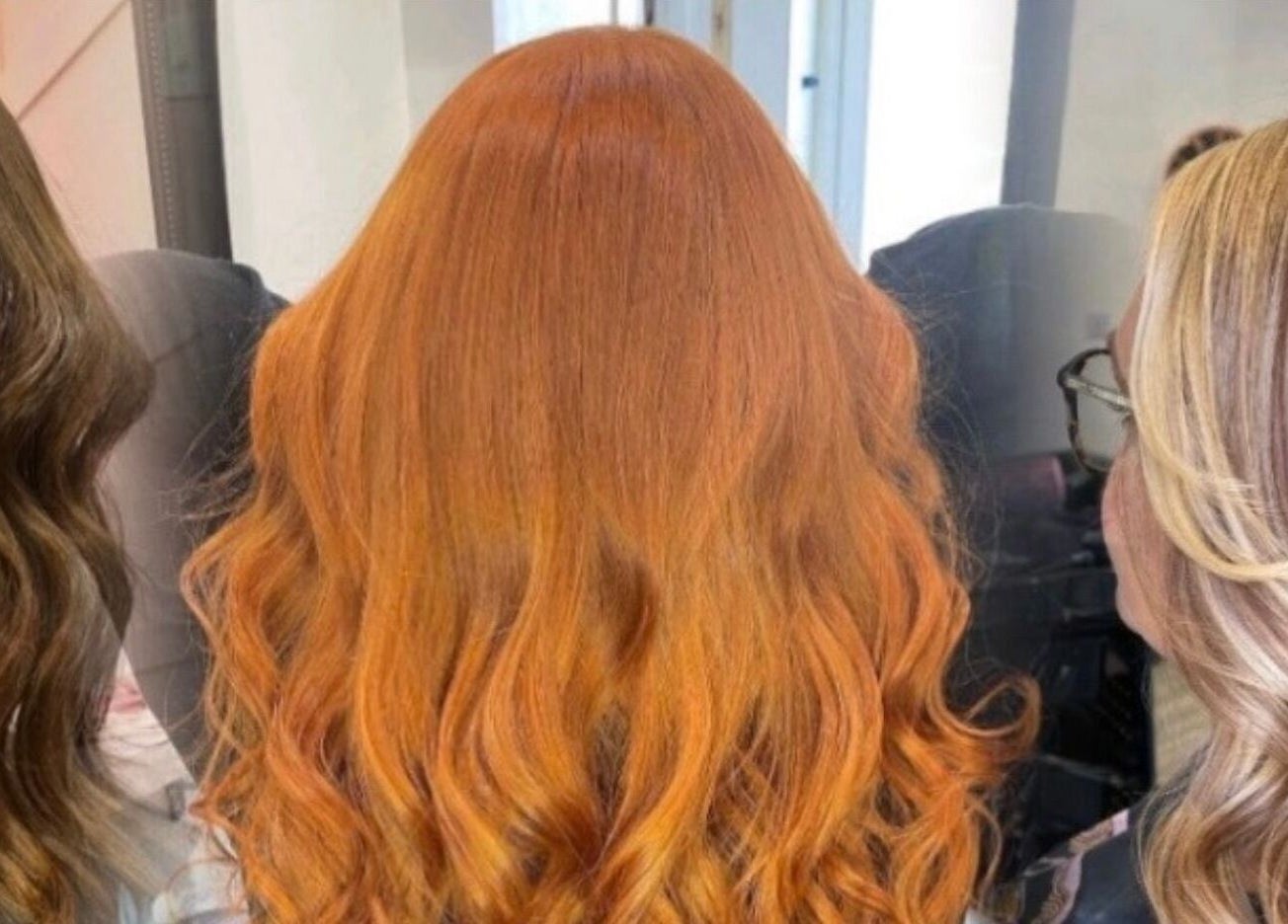 Stylish hair colors at Get Glam Hair & Aesthetics, Oldland Common, England, GB. Showcasing vibrant and trendy styles.