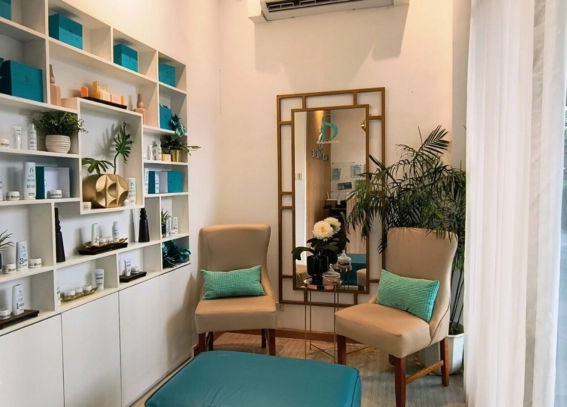 Cozy seating at Skin Desyre Aesthetic Clinic - Cainta, Cainta, Calabarzon, PH, featuring elegant decor.