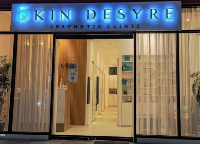 Front view of Skin Desyre Aesthetic Clinic - Cainta, showcasing modern and elegant design in Cainta, Calabarzon, PH.