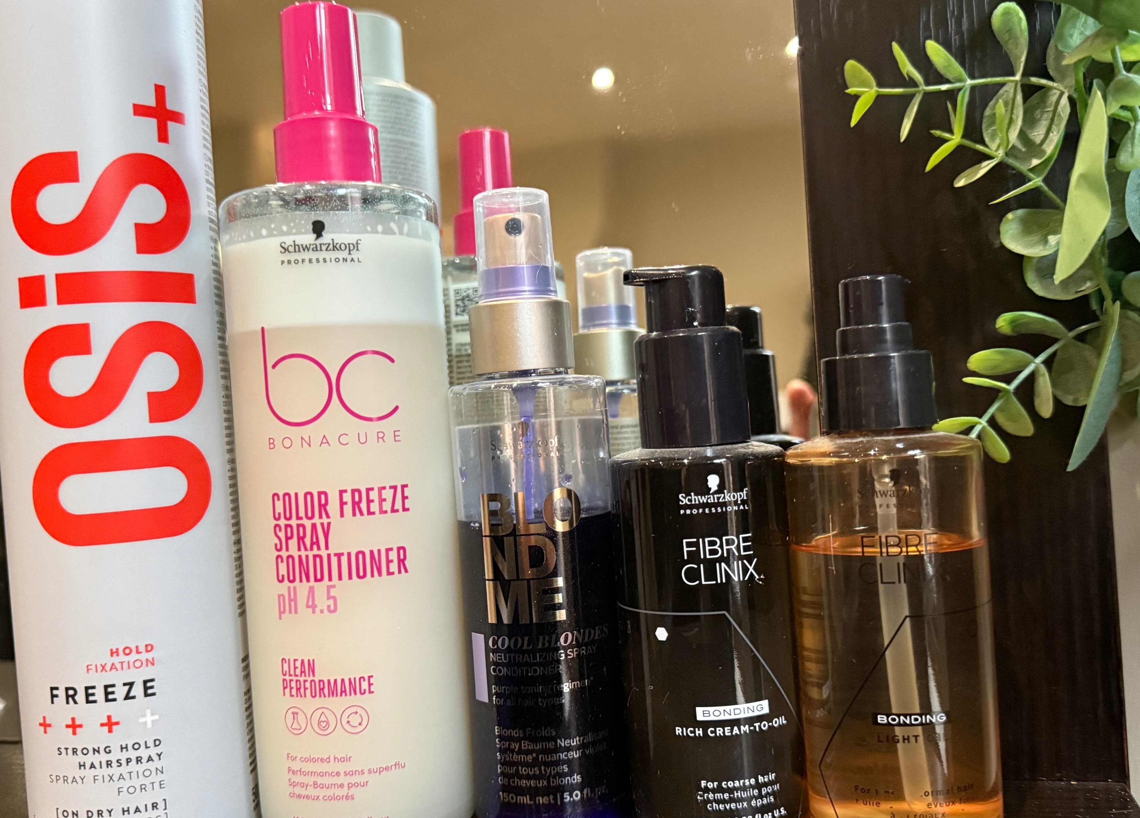 Variety of premium hair products at Hair By Sara, Thirsk, England, GB. Ideal for vibrant, healthy hair.