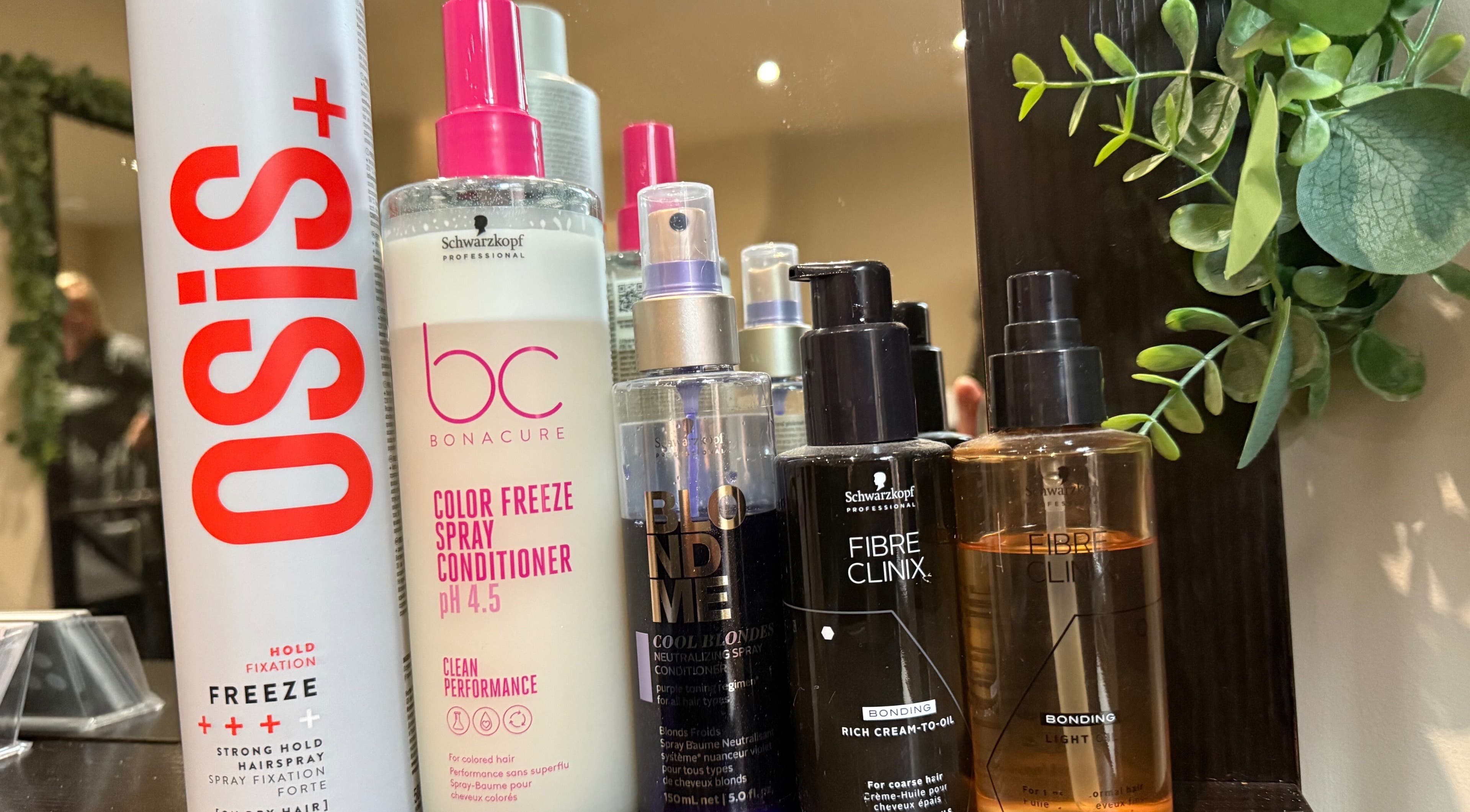 Variety of premium hair products at Hair By Sara, Thirsk, England, GB. Ideal for vibrant, healthy hair.