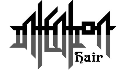 Stylized Intention Hair logo, located in Dallas, Texas, US.