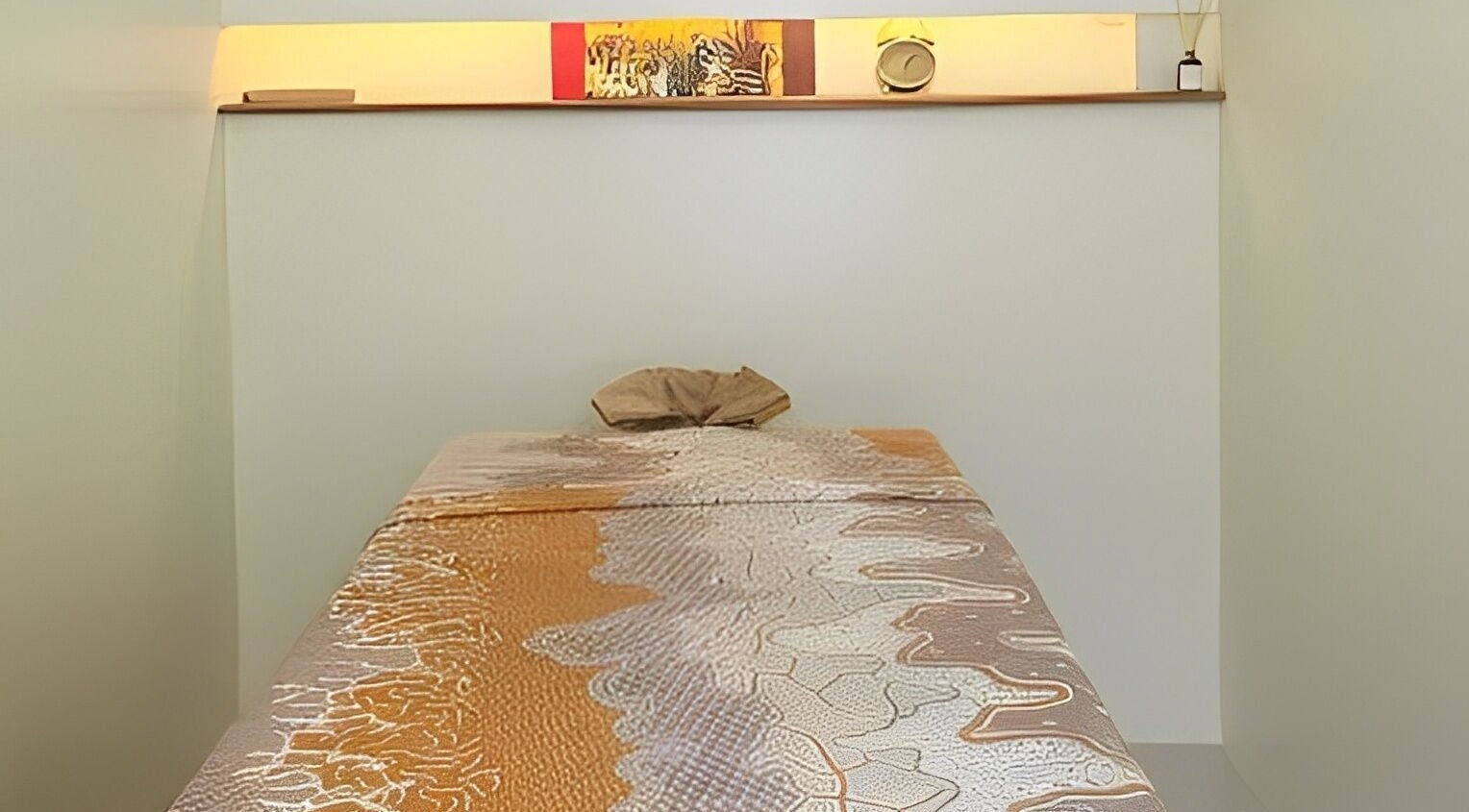 Elegant massage table setup at Kou Spa, Bali, Bali, ID creating a serene and calming ambiance.