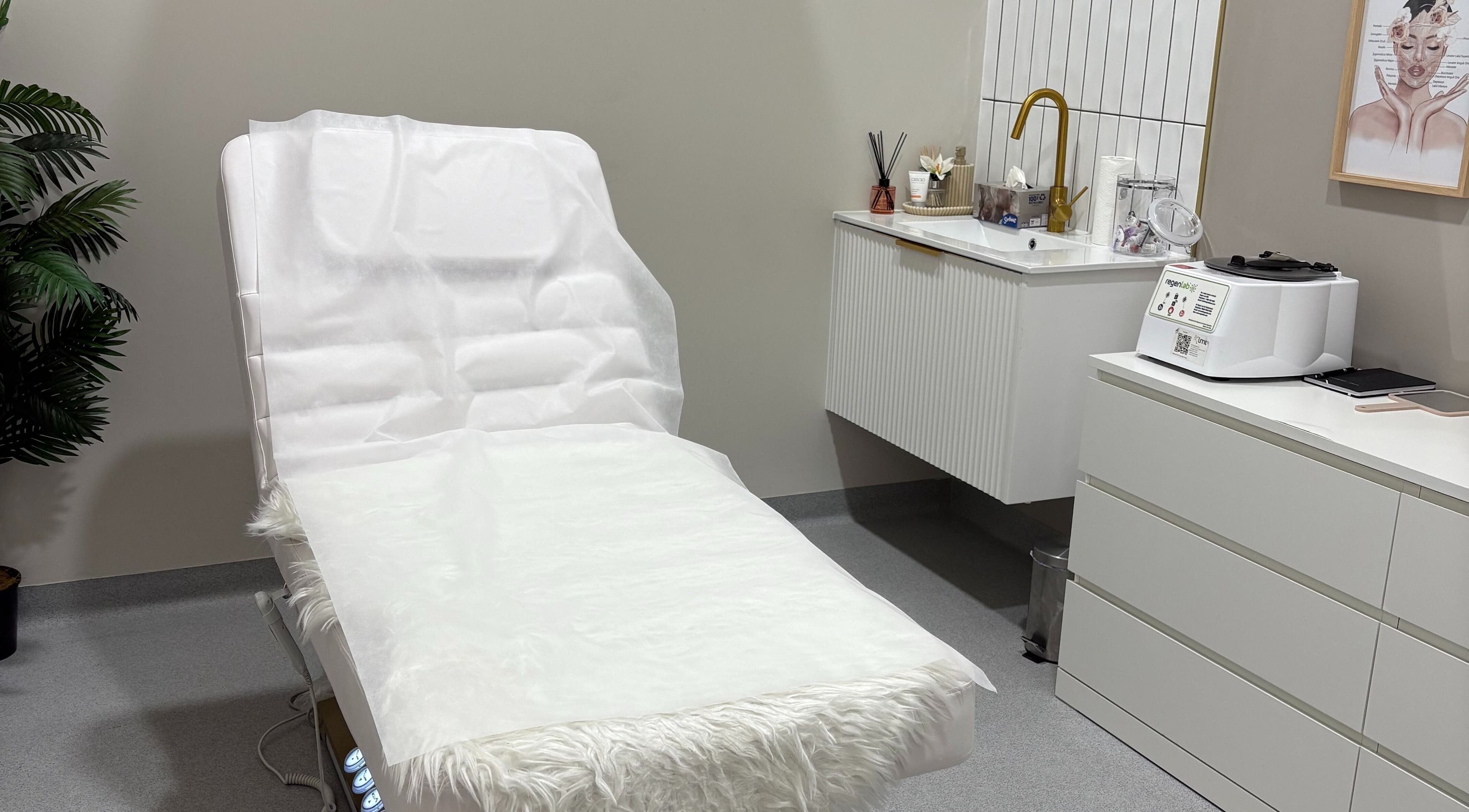 Elegant treatment room at Allure Beauty and Aesthetics, Murray Bridge, South Australia, AU.