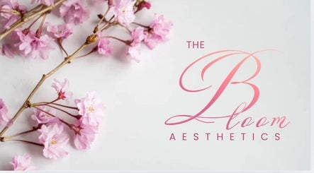 Logo of The Bloom Aesthetics with pink blossoms, Hereford, England, GB.