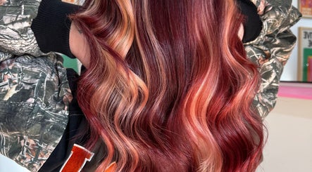 Vibrant auburn waves styled at JH social, Nichols Point, Victoria, AU showcasing rich color variation.