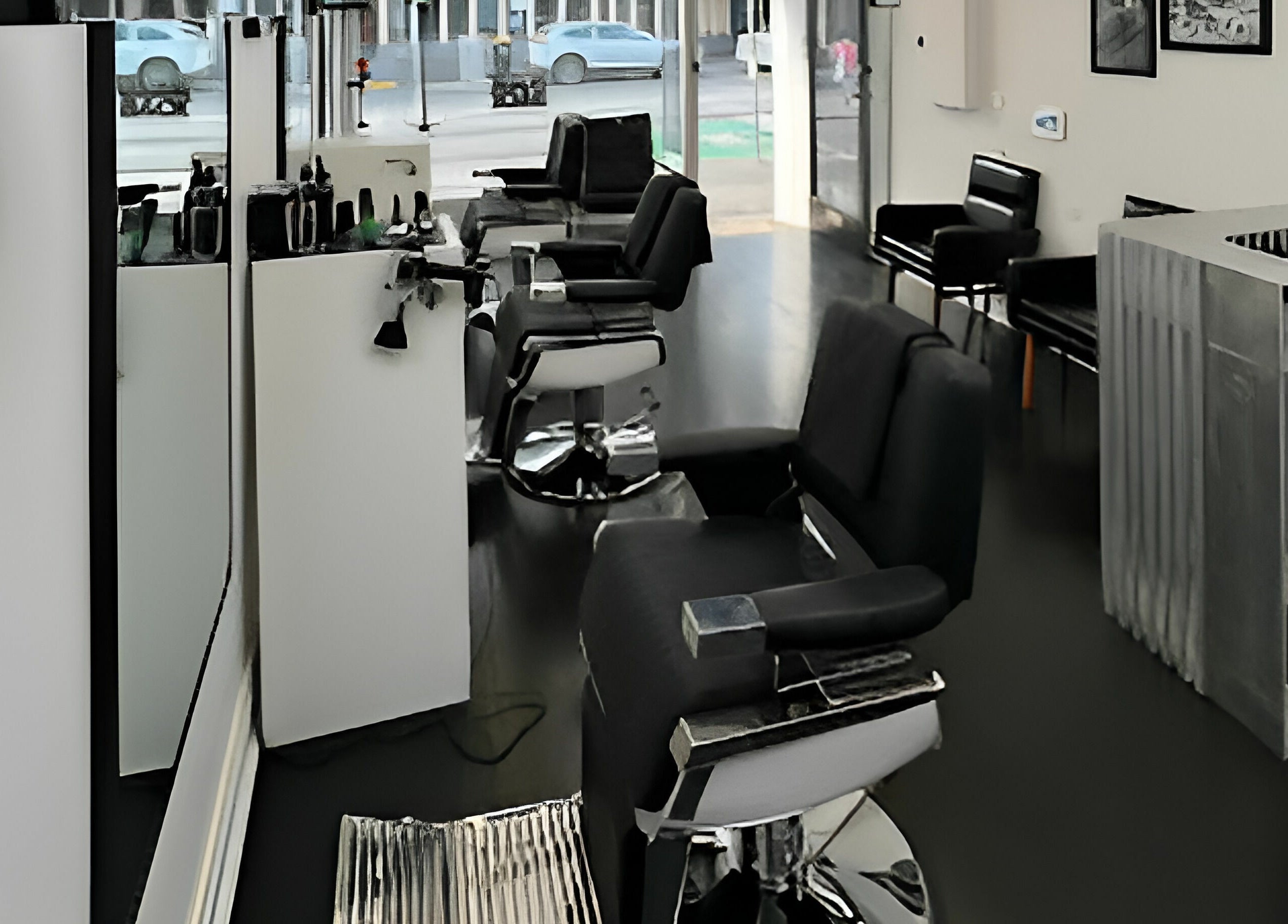 Elegant salon chairs at Sleek Back in Melbourne, Victoria, AU showcasing modern design and comfort.