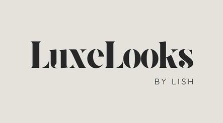 Luxelooks logo design in Porthcawl, Wales, GB. Black text on a white background showcasing style.