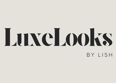 Luxelooks logo showcasing elegance and style, located in Porthcawl, Wales, GB.