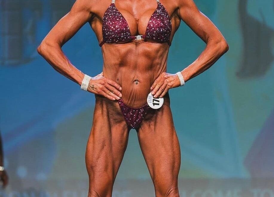 Bodybuilding competition at Be Better Posing Coaching, Coventry, England, GB showcasing a contestant on stage.