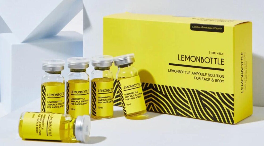 LemonBottle ampoules at Flawless Skin and Beauty, Rugby, England, GB for radiance.