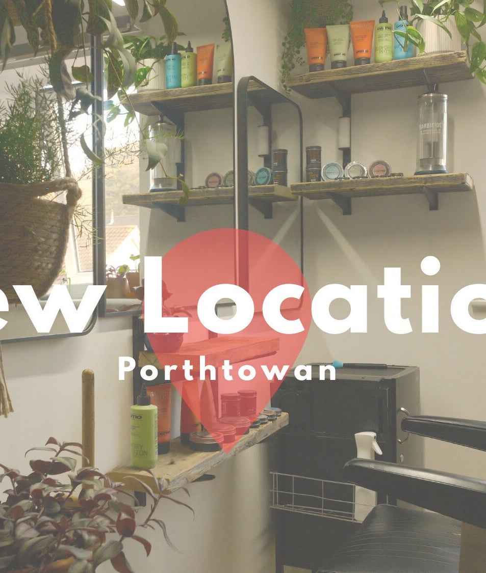 Relaxing salon corner at Dan Blakemore, Truro, England, GB with plants and natural light.