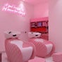 Pink Plastic Women Salon