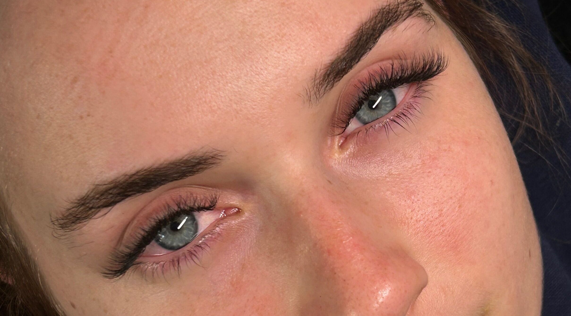 Close-up of well-defined eyelashes at SA Artistry, Arklow, County Wicklow, IE showcasing expert lash work.