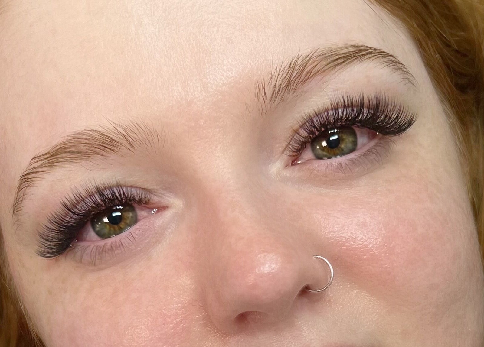 Beautiful eyelash extensions at Linas Lashes & Brows, High Wycombe, England, GB.