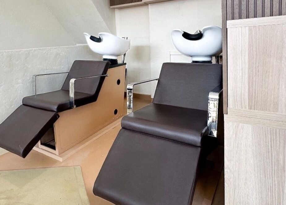 Elegant wash stations at Getty Space, London, England, GB, offering premium beauty treatments.