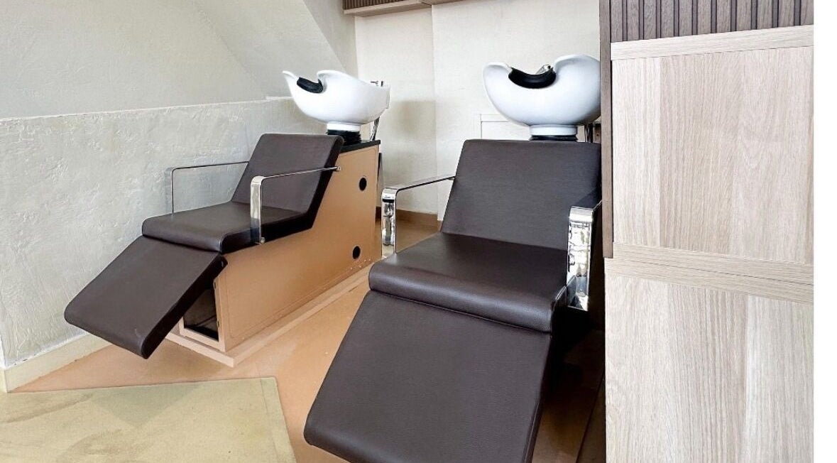 Elegant wash stations at Getty Space, London, England, GB, offering premium beauty treatments.