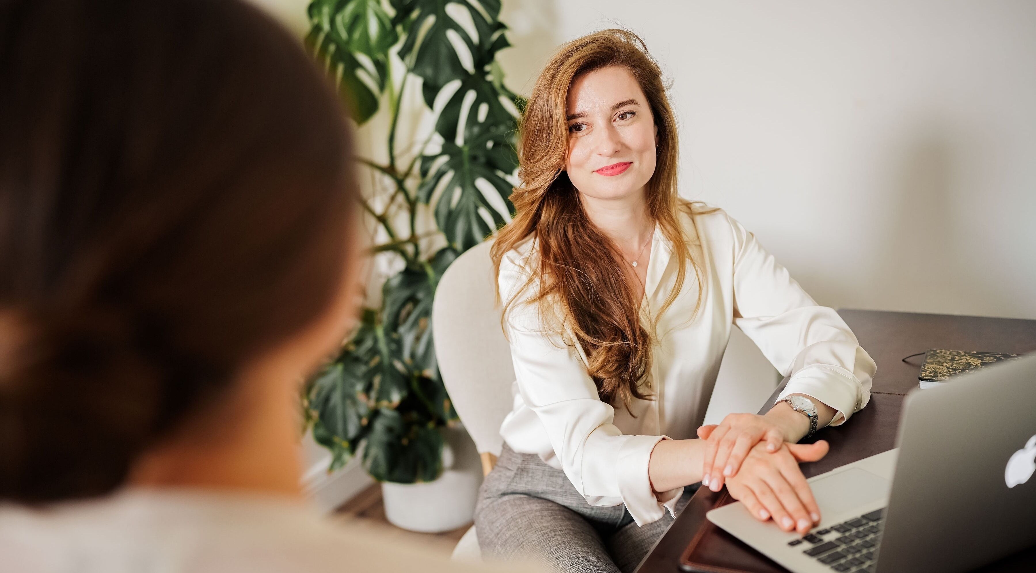 Professional consultation at Vera Blok Skin Care, Dún Laoghaire, County Dublin, IE. Warm, inviting setting.