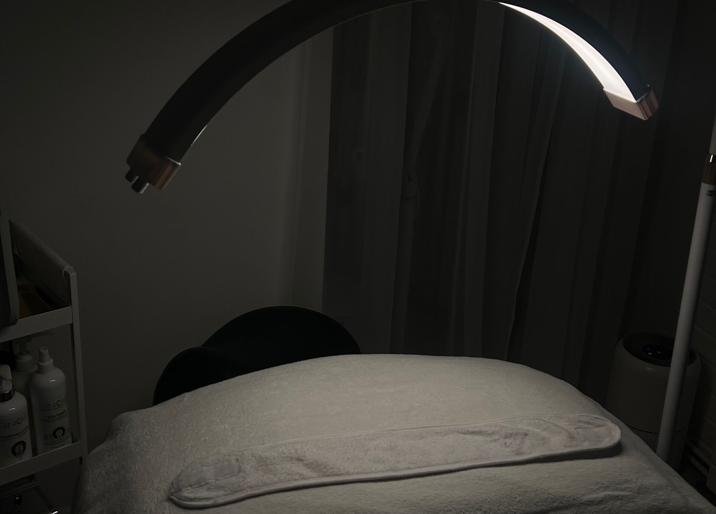 A tranquil spa treatment room at BeauElite - Sheffield, located in Sheffield, England UK, GB.