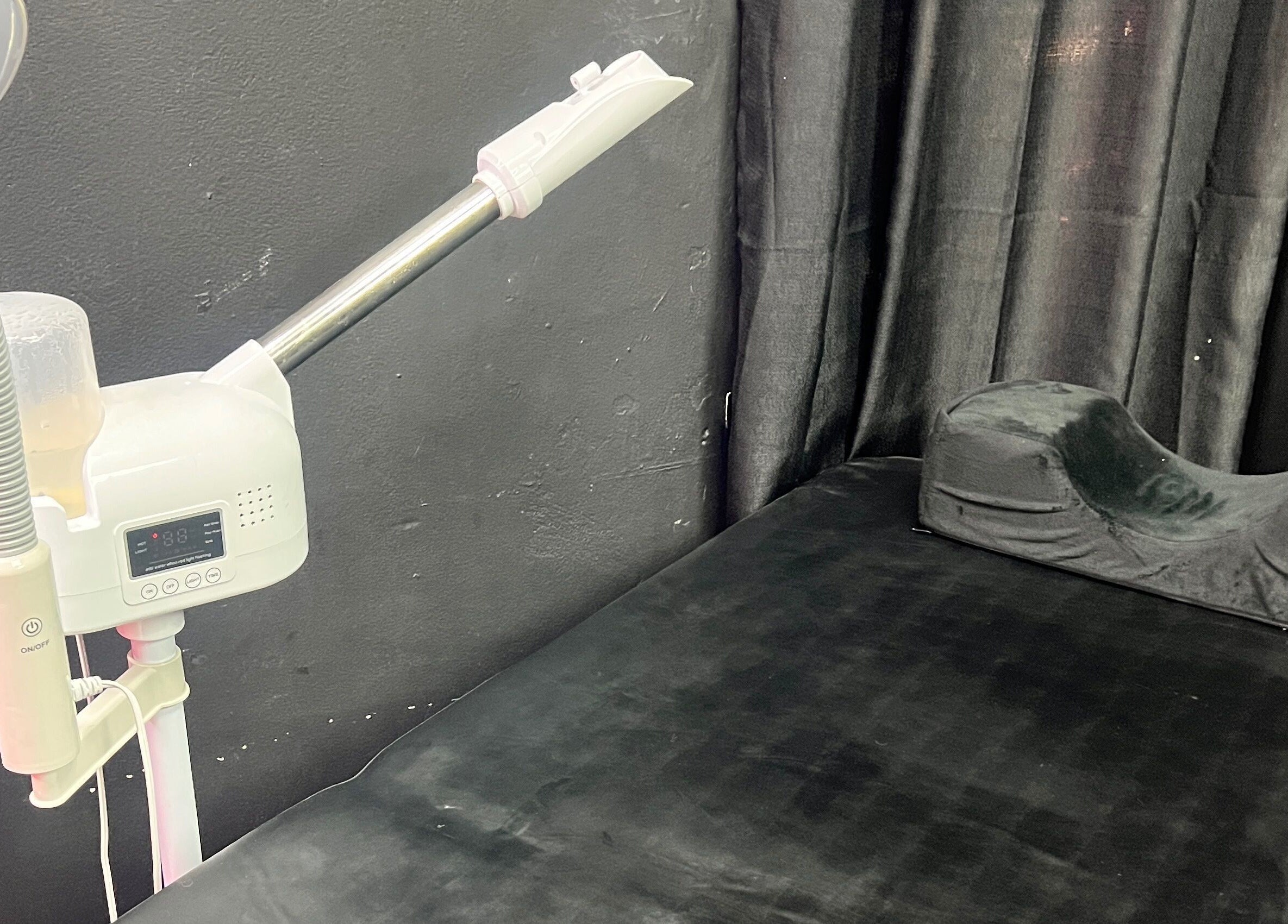 Facial treatment setup at Tsparadise, San Juan, San Juan-laventille Regional Corporation, TT.