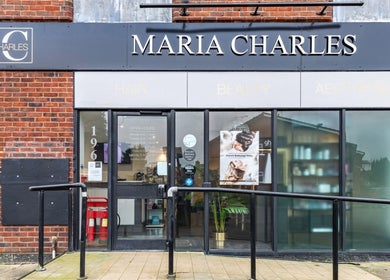 Front view of Maria Charles Hair Crawley, elegance in Crawley, England, GB. Modern exterior inviting clients.