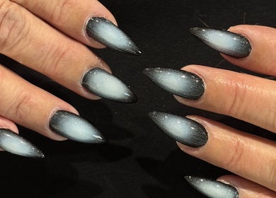Elegant gradient nails from Bee Sassy Nails, Rocklin, California, US, showcasing stunning ombré design.