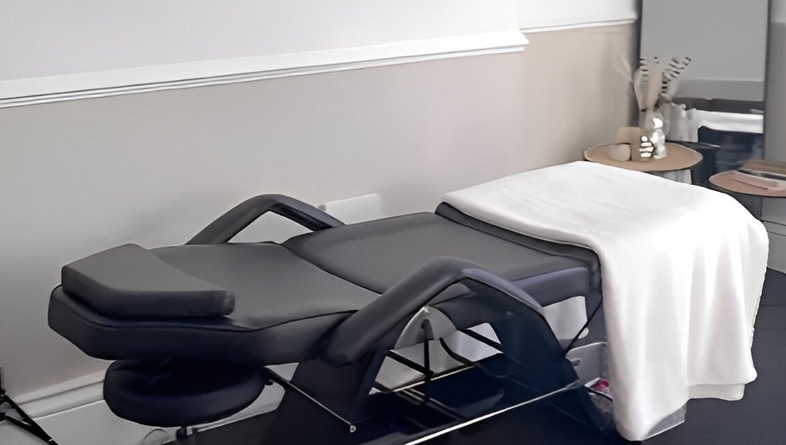 Luxurious spa bed at ByMollyHairstyling in Hebburn, England, GB for ultimate relaxation and comfort.