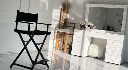 Makeup studio interior with sleek decor at Shira Glam Studio, Roodepoort, Gauteng, ZA.