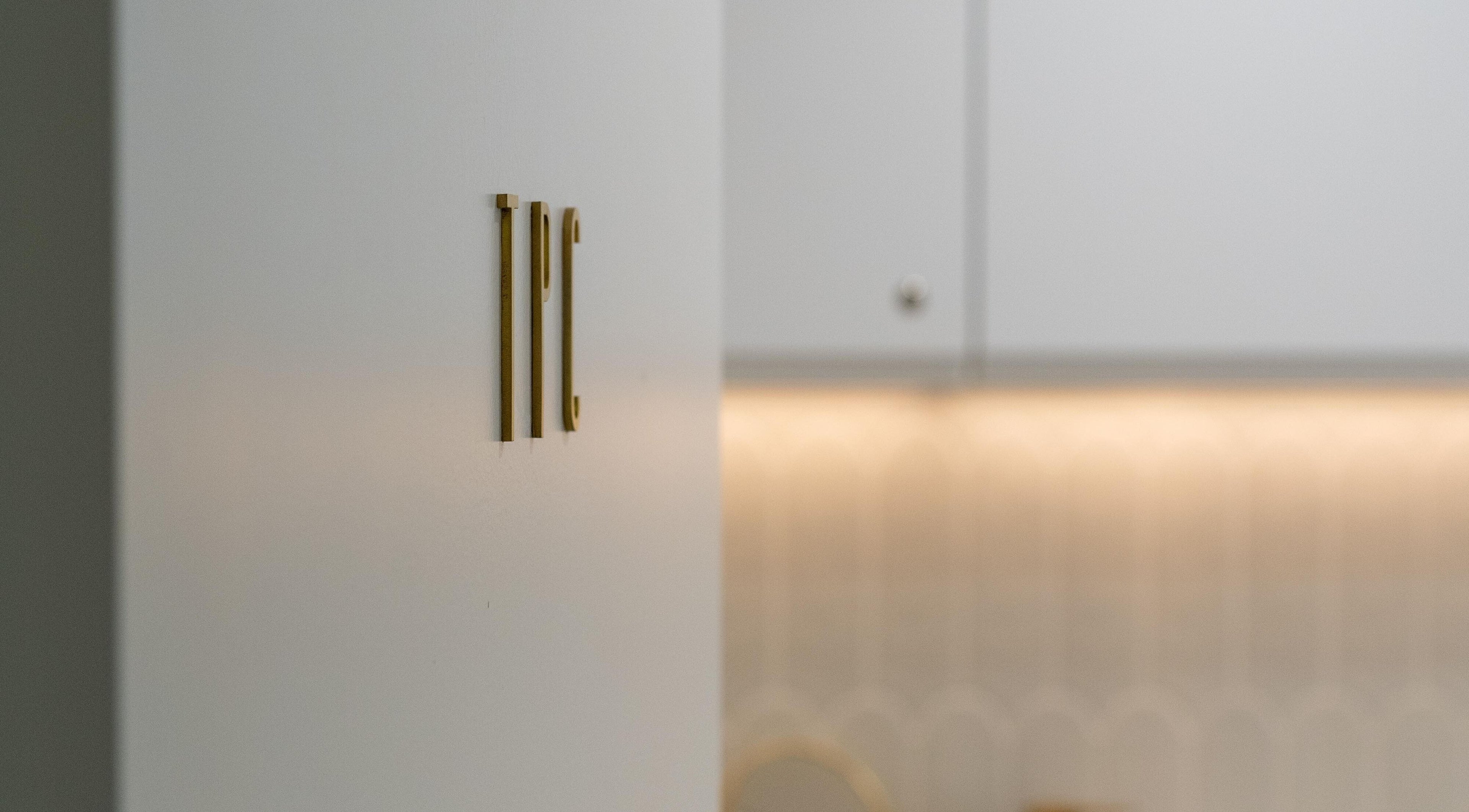 Elegant TPC initials at The Preventative Collective, West Leederville, Western Australia, AU.