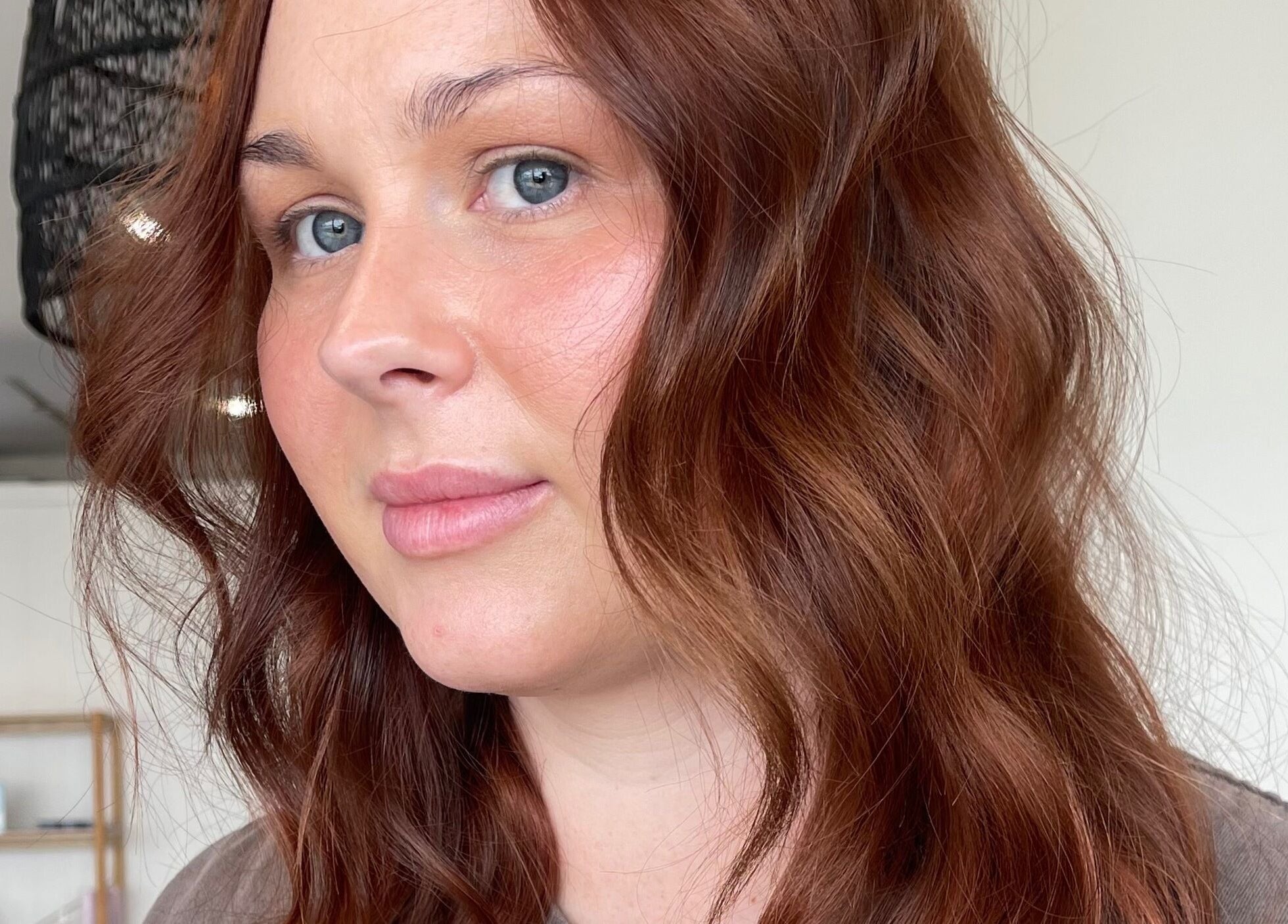 Brunette woman with wavy hair styled at Hair by Cher, Mooloolaba, Queensland, AU.