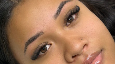 Close-up of enhanced lashes at Arched Aesthetics Nz, Paeroa, Waikato, NZ for a stunning eye look.