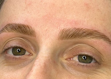Well-groomed eyebrows done at Frankie's Beauty and Brows, Tweed Heads, New South Wales, AU.