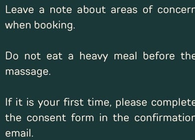 Jaiye Health Centre - Ajax Thai Massage booking, meal advice, and consent info. Located in Ajax, Ontario, CA.