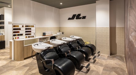 Stylish shampoo stations at Jts Rockingham, Rockingham, Western Australia, AU.