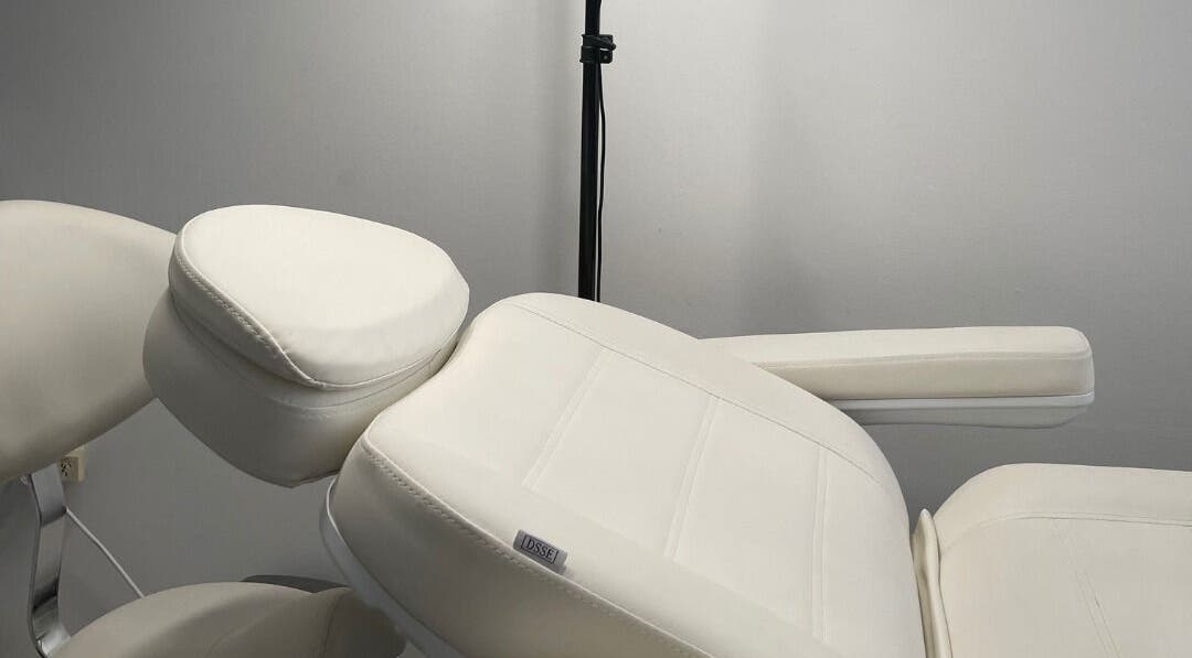 Luxurious treatment bed in Esthetika Studio, Baulkham Hills, New South Wales, AU, offering ultimate relaxation.