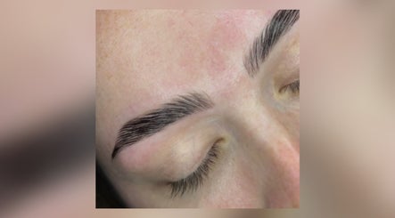 Expertly shaped brows at The Brow & Nail Lounge, Worthing, England, GB.