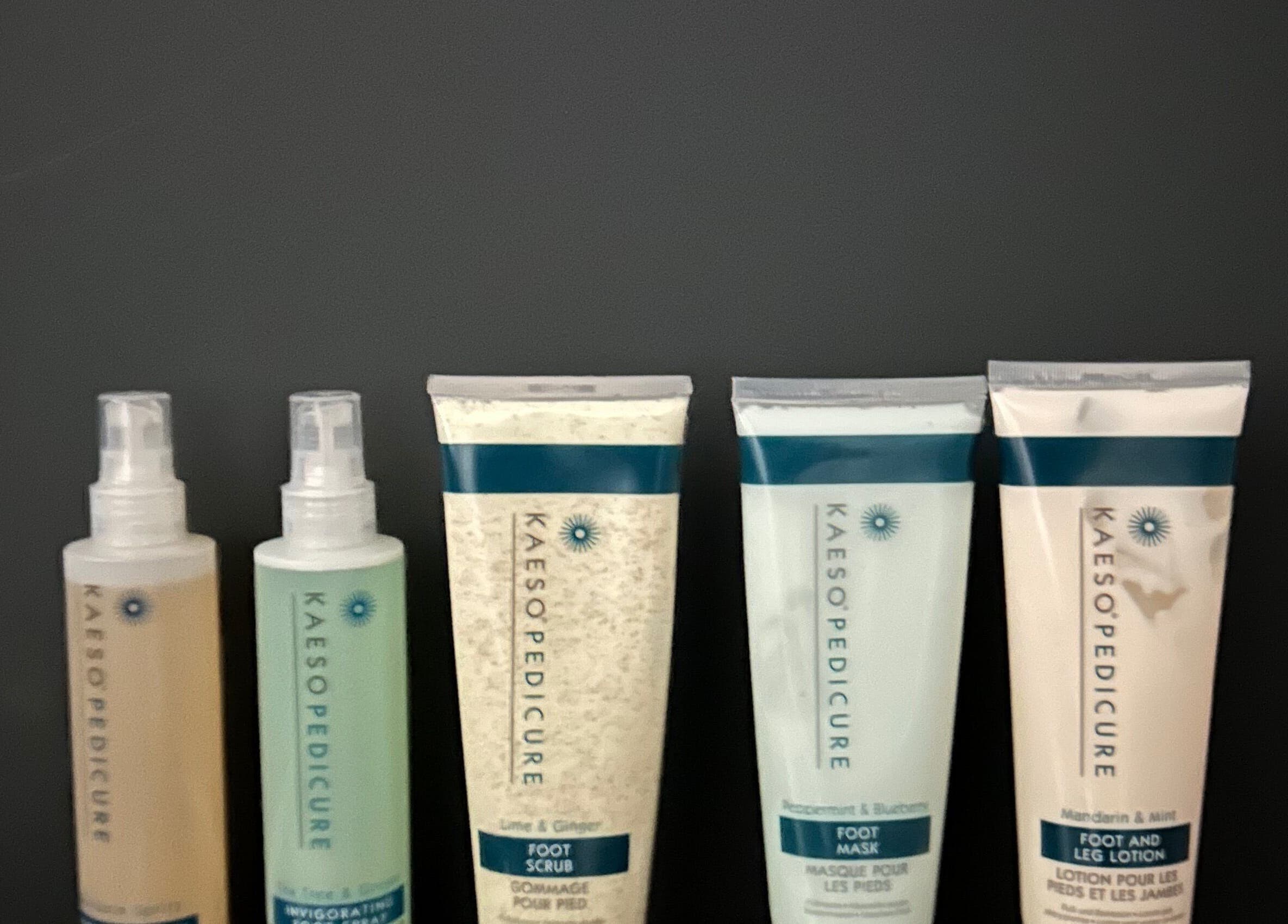 Kaeso pedicure products at Beauty By Dennon, West Calder, Scotland, GB, showcasing premium foot care essentials.