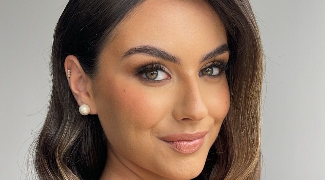 Close-up of elegant makeup by Pamela Nolan Makeup in Taren Point, New South Wales, AU.