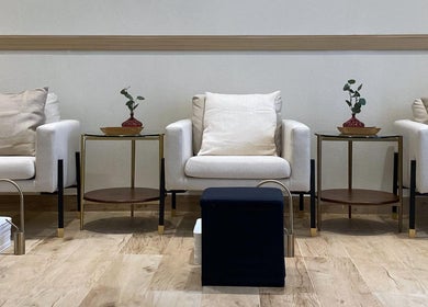 Elegant waiting area with plush seating at Al-Kheesa Branch, Doha, Al Daayen, QA.