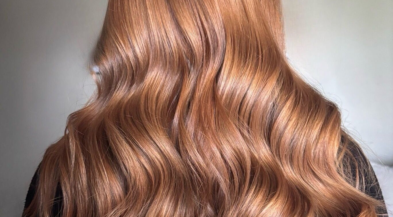 Gorgeous copper waves styled at Blossom Hair Artistry, Quinns Rocks, Western Australia, AU.