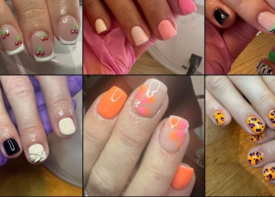 Diverse nail art designs at Beauty by Emily, Stevenage, England, GB, showcasing vibrant and creative styles.