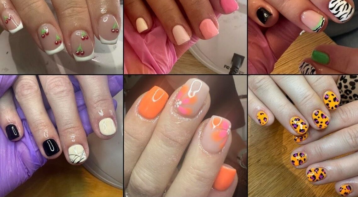 Diverse nail art designs at Beauty by Emily, Stevenage, England, GB, showcasing vibrant and creative styles.