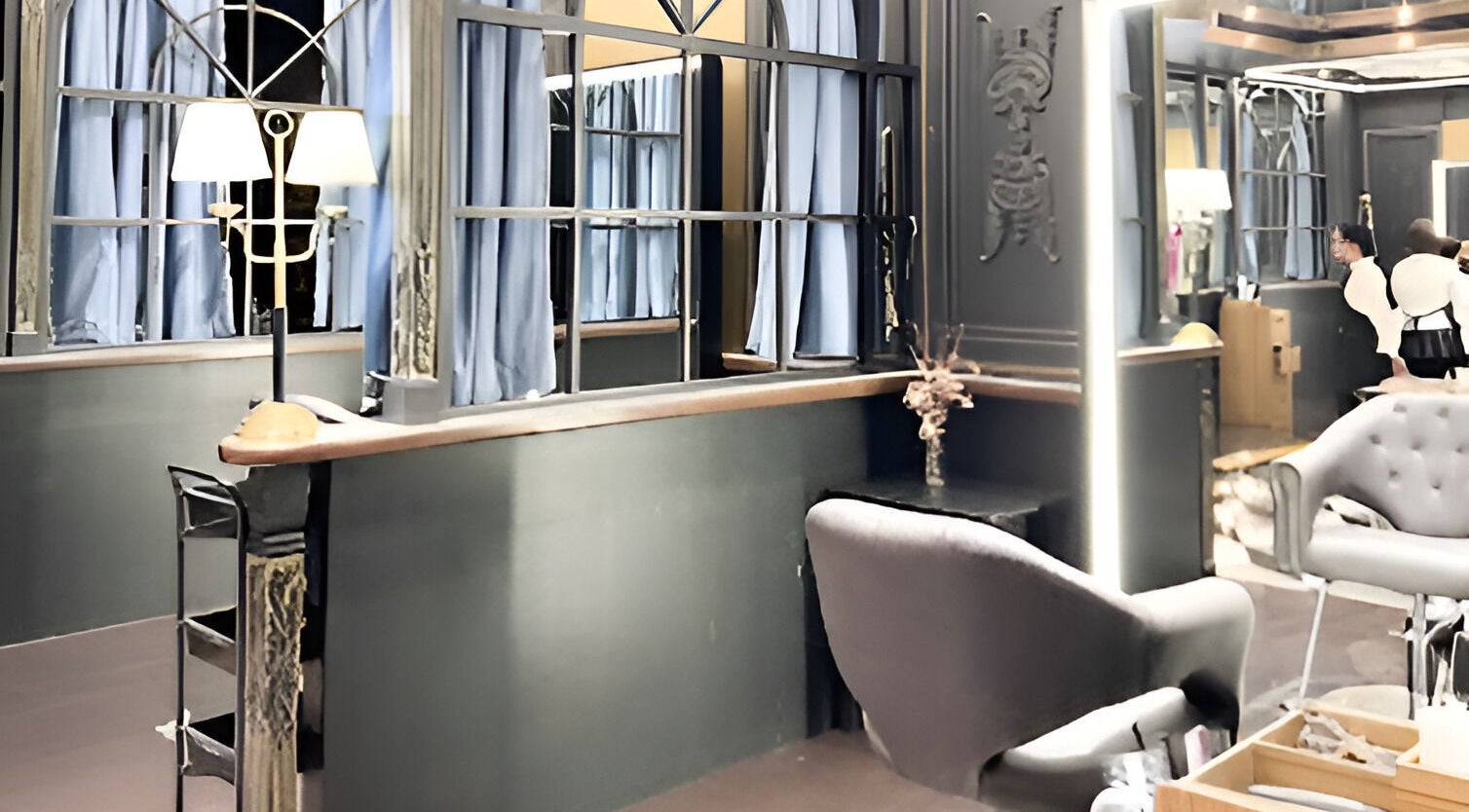 Elegant interior of Daol Salon Malate in Manila, Metro Manila, PH, showcasing chic decor and comfortable seating.