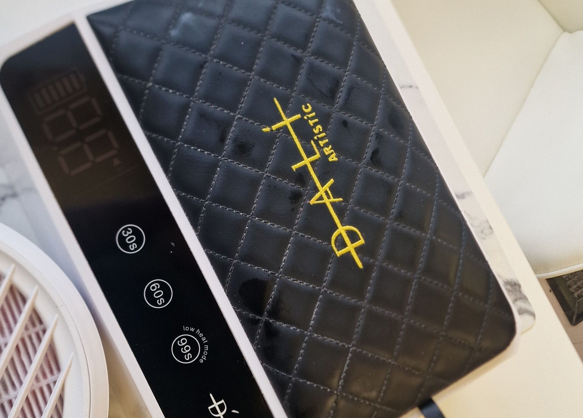 Modern nail tool at Cuteikell nail design, Plympton, England, GB. Sleek and stylish for premium manicure services.