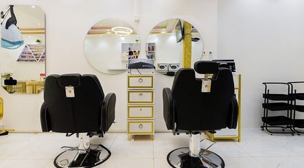 Elegant styling chairs at Beauty Parlour in Accra, Greater Accra Region, GH showcase modern design.