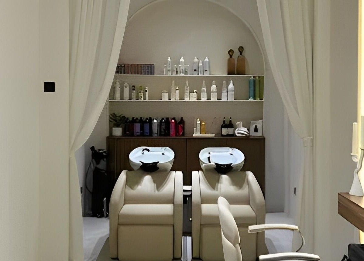Elegant wash stations at Rare Spa in Sharjah, Sharjah, AE, offering premium beauty and wellness experiences.