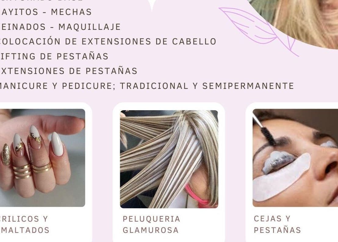 Servicios de belleza en Anaisa Estudio, Guayaquil, Guayas, EC, incluyendo uñas, peinados y pestañas.