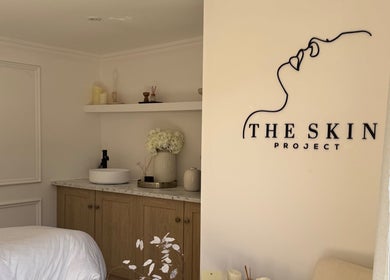 Elegant interior of THE SKIN PROJECT, Warrington, England with minimalist decor and tranquil atmosphere.