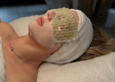 Relaxing facial treatment at THE SKIN PROJECT in Warrington, England, GB enhances skin rejuvenation and relaxation.