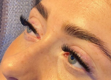 Elegant eyelash extensions at Something About You, Bearpark, England, GB enhancing natural beauty.